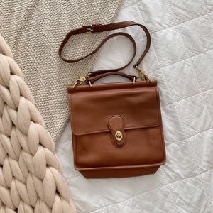 Coach Willis Vintage Crossbody Bag in British Tan